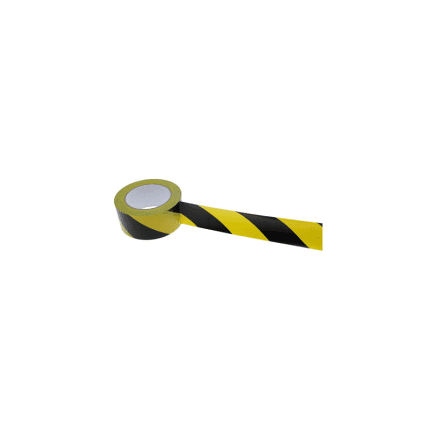 ADHESIF PVC DANGER JAUNE/NOIR 50MM X 33M
