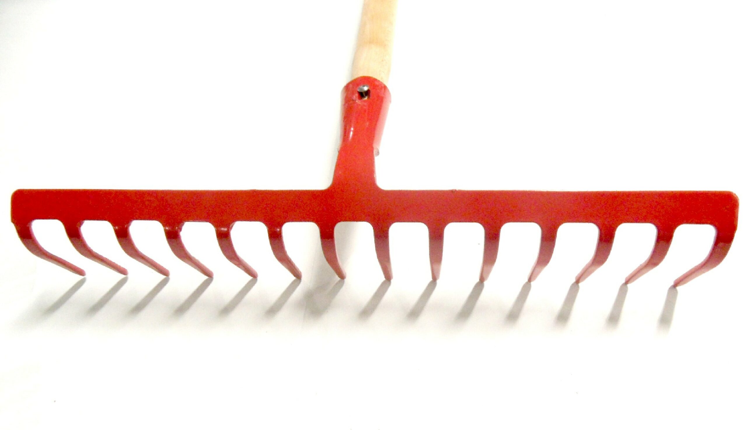rateau metal rouge