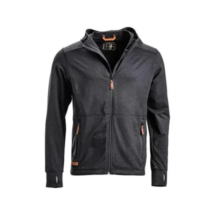 VESTE AVEC CAPUCHE HOMME ANTHRACITE KRAMP