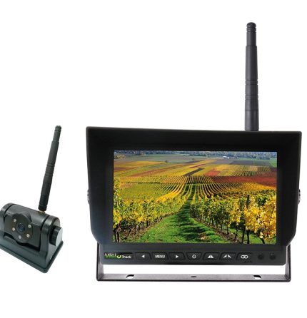 KIT RETROVISION VISIOTRACK SANS FIL CAMERA BATTERIE HD 140° ECRAN 7"