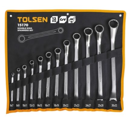 KIT 12 CLES POLYGONALES DEPORTEES TOLSEN